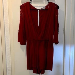 Red romper!
